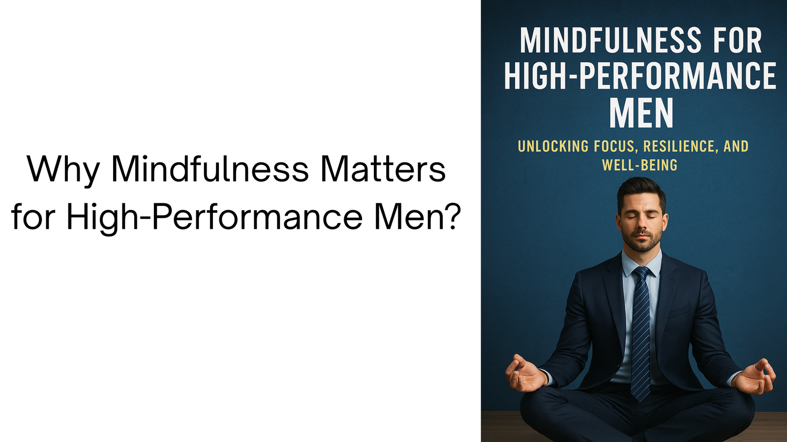 Mindfulness for High-Performance Men: Unlocking Focus, Resilience, and Well-Being