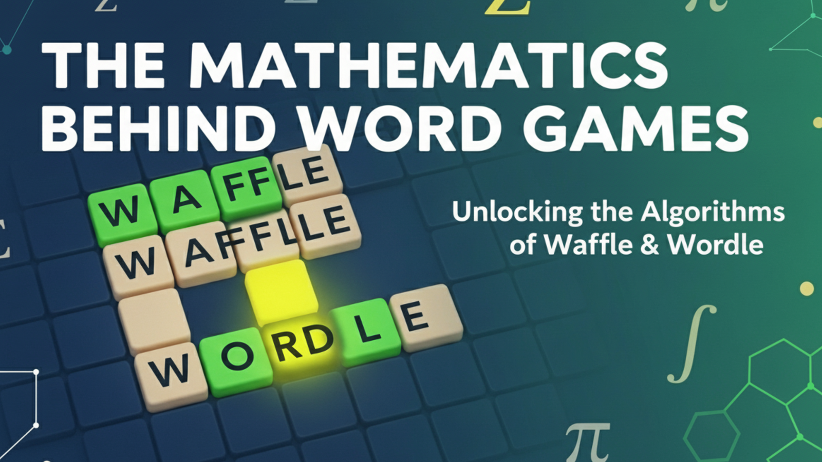 Mathematics behind the Iconic Word Games(Waffle Game and Wordle)